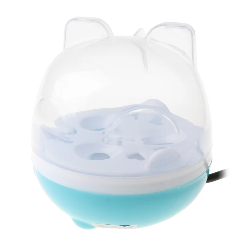 

Electric Hard Boiled Egg Cooker Portable Rapid Kitchen 3Pcs Egg Steamer Boiler