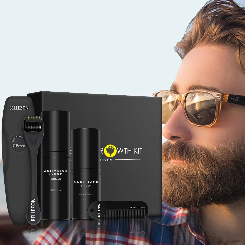 Набор для роста бороды питательный набор эфирное масло ухода за бородой с