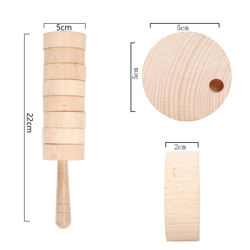 

Wooden Children's Balance Building Blocks Educational Decompression Toy Baby Montessori Fun Puzzle Balance Fun Stacking Boy Gift