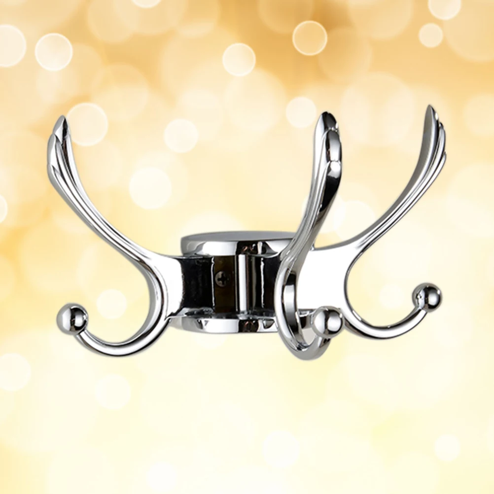 Крючок для пальто вращение три крючка цинковый сплав настенная вешалка