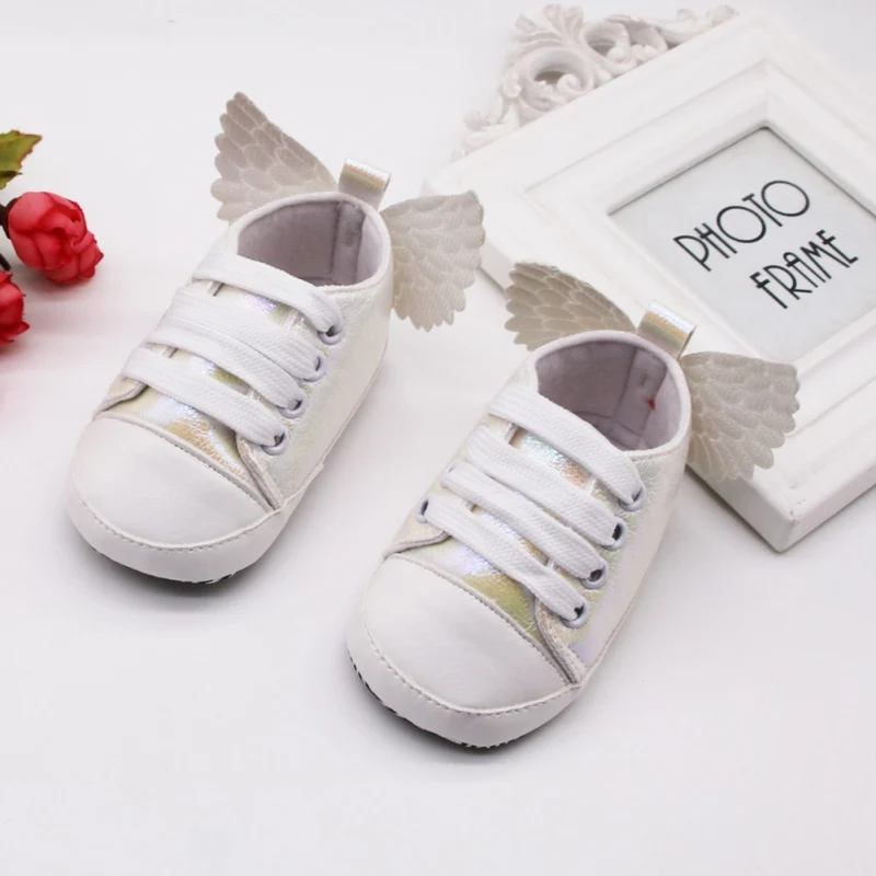 

Winter Autumn First Walkers Baby Sneakers Newborn Baby Crib Shoes Girls Toddler Laces Soft Sole Shallow Shoes