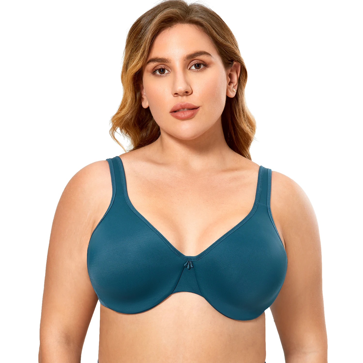 

Для женщин Гладкая на полную фигуру, большой бюст бюстгальтер на «косточках» Бесшовный Бюстгальтер минимайзер бюстгальтеры для женщин раз...