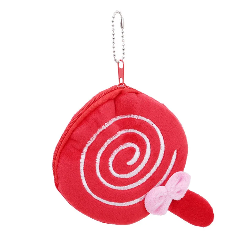 Милый Плюшевый леденец Кошелек для монет детей маленький кошелек подарки на день