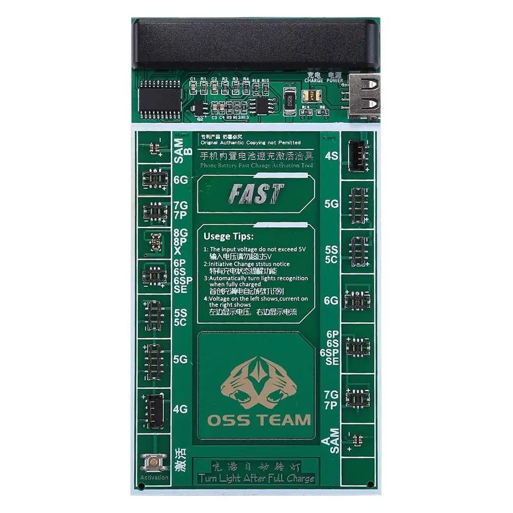 Professional Battery Activation Charge Board Micro USB Test Cable for iPhone Samsung Circuit Repair Tool | Мобильные телефоны и