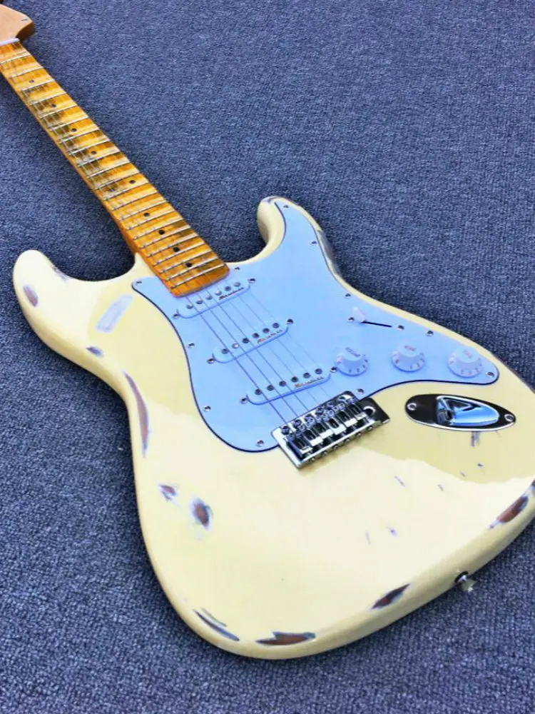 Высококачественная фотоэлектрическая гитара с зубчатым узором|Электрогитара| |