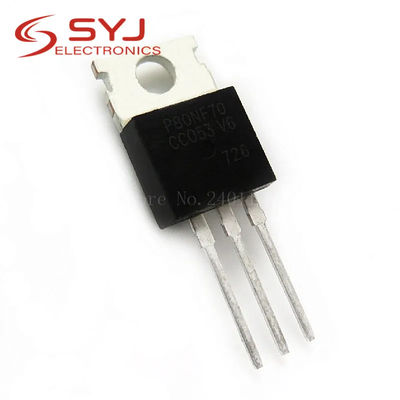 10 шт./лот STP80NF70 P80NF70 80NF70-220 новый оригинальный в наличии | Электронные компоненты и