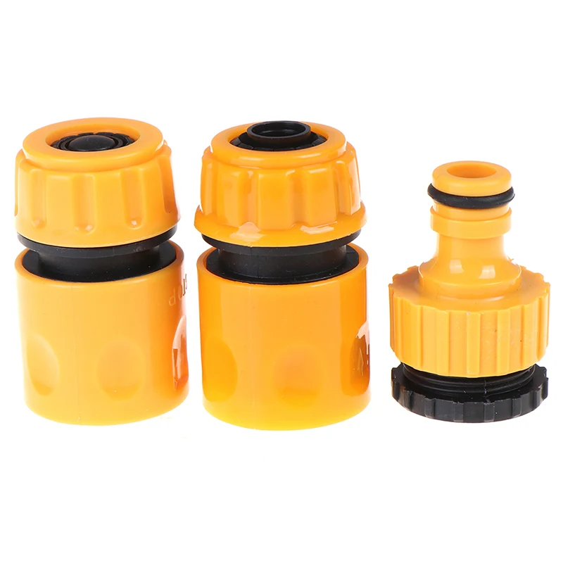 

3 pcs Connectors Hose Fittings Irrigation System For Water Gun Connector 1/2