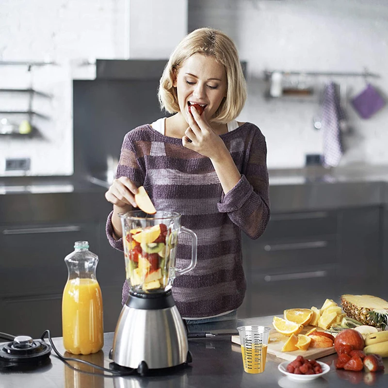 Прозрачные Пластиковые мерные чашки для эпоксидной смолы пятен смешивания