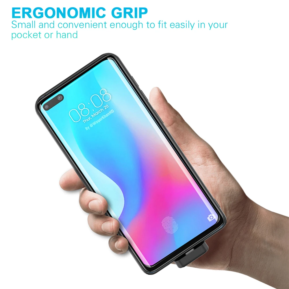 Чехлы с зарядным устройством NTSPACE для Huawei P40 Pro чехол на 5000 мАч Магнитный внешним