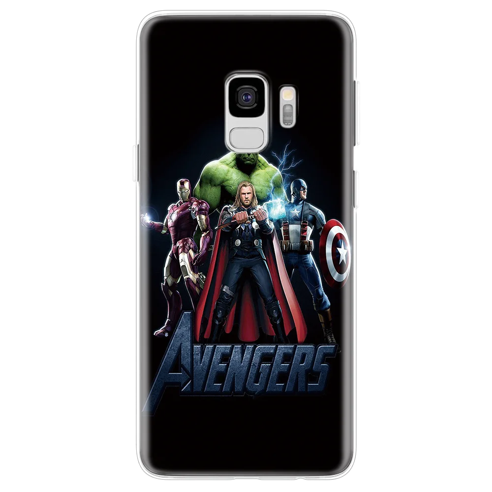 0f4ren The Avengers для samsung Galaxy A70 A60 A50 A40 A30 A20e A10 A6 A8 плюс A3 A5 A7 A8s A9 супергероев Marvel чехол из ТПУ - Цвет: 0f4ren