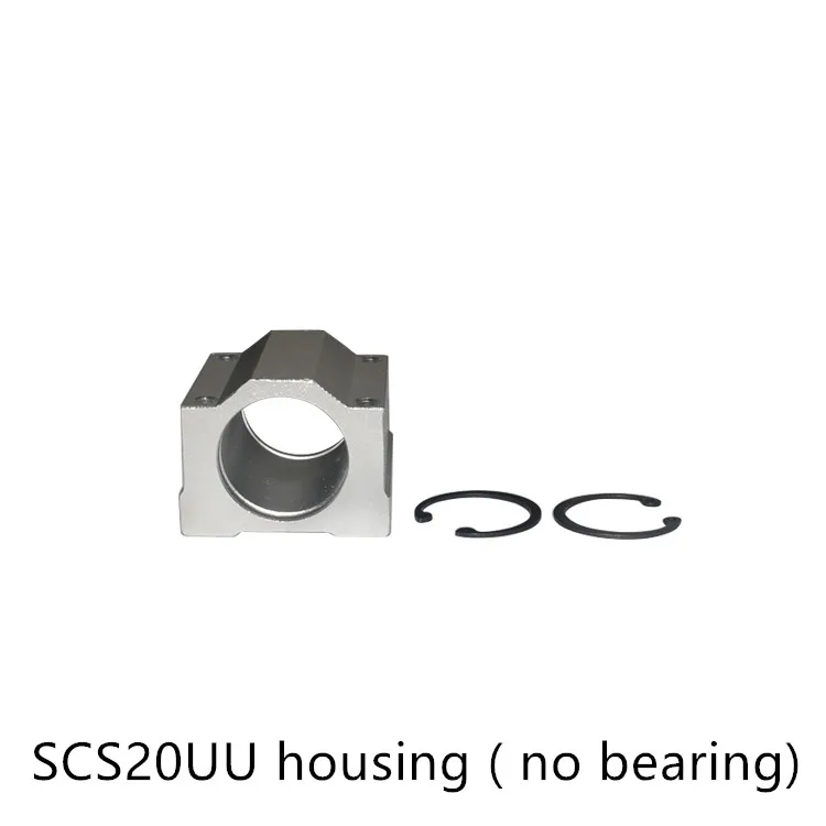 Фонарь SCS20UU алюминиевый корпус без подшипника LM20UU для линейного SC20UU 20 мм |