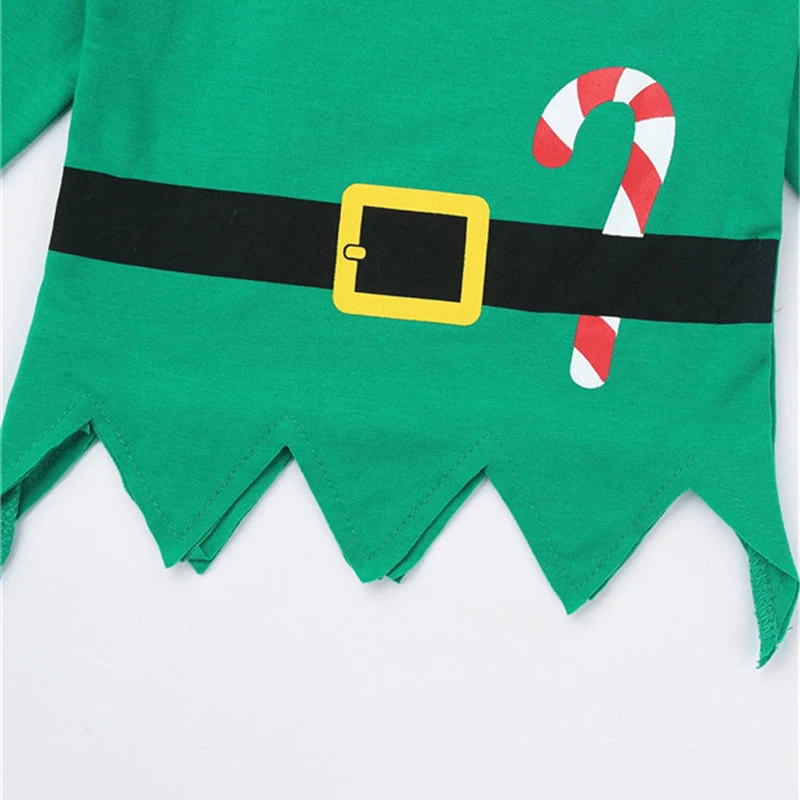 3 предмета рождественские наряды для новорожденных мальчиков и девочек топы с