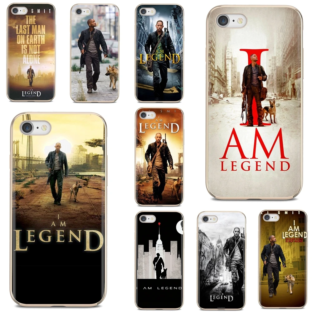 Silicone Case I Am Legend Will Smith Movie Poster For iPhone iPod Touch 11 12 Pro 4 4S 5 5S SE 5C 6 6S 7 8 X XR XS Plus Max 2020