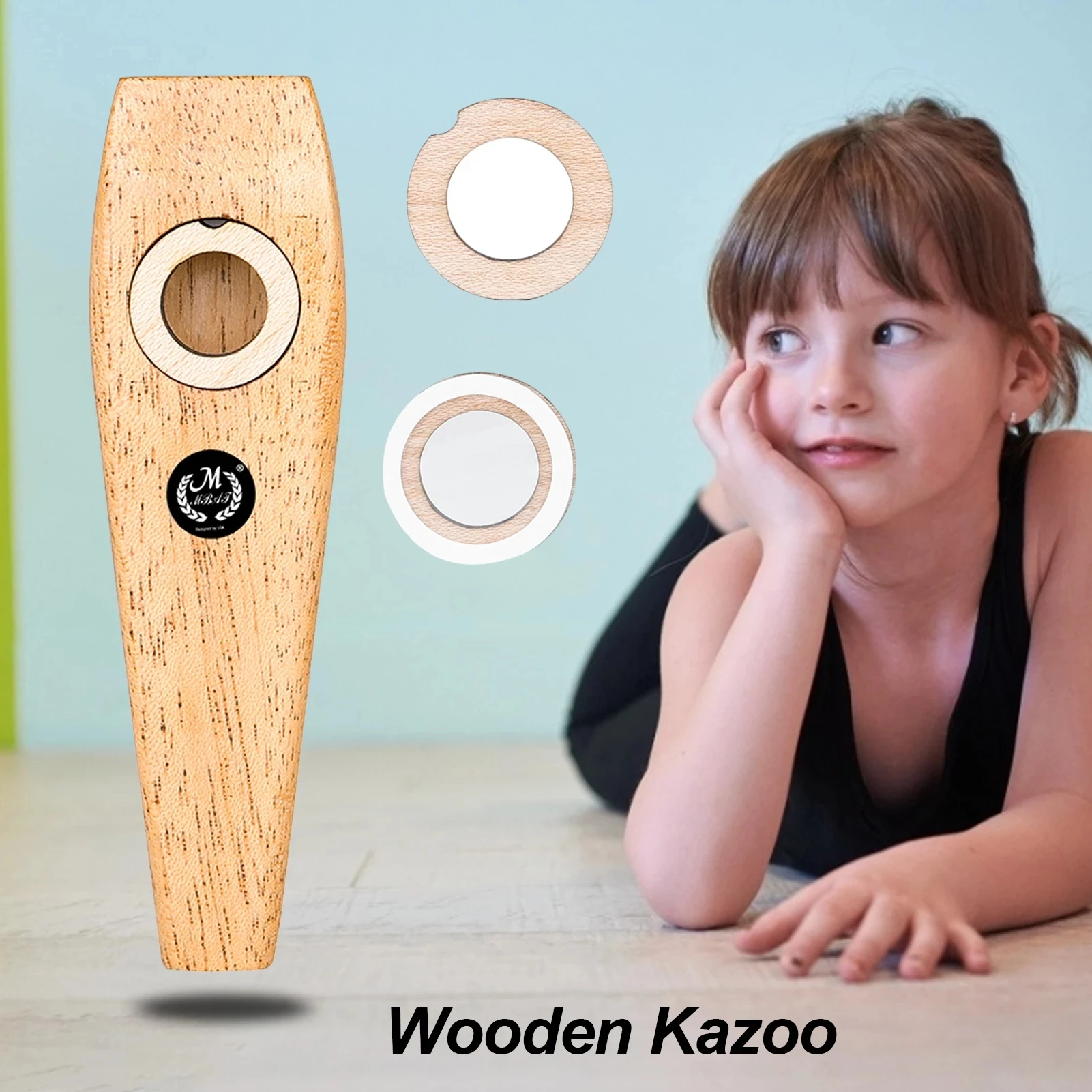 

Деревянные музыкальные инструменты Kazoo s, флейты, диафрагма, рот Kazoo s, деревянные поддоны Kazoo, музыка, прочный компаньон для гитары