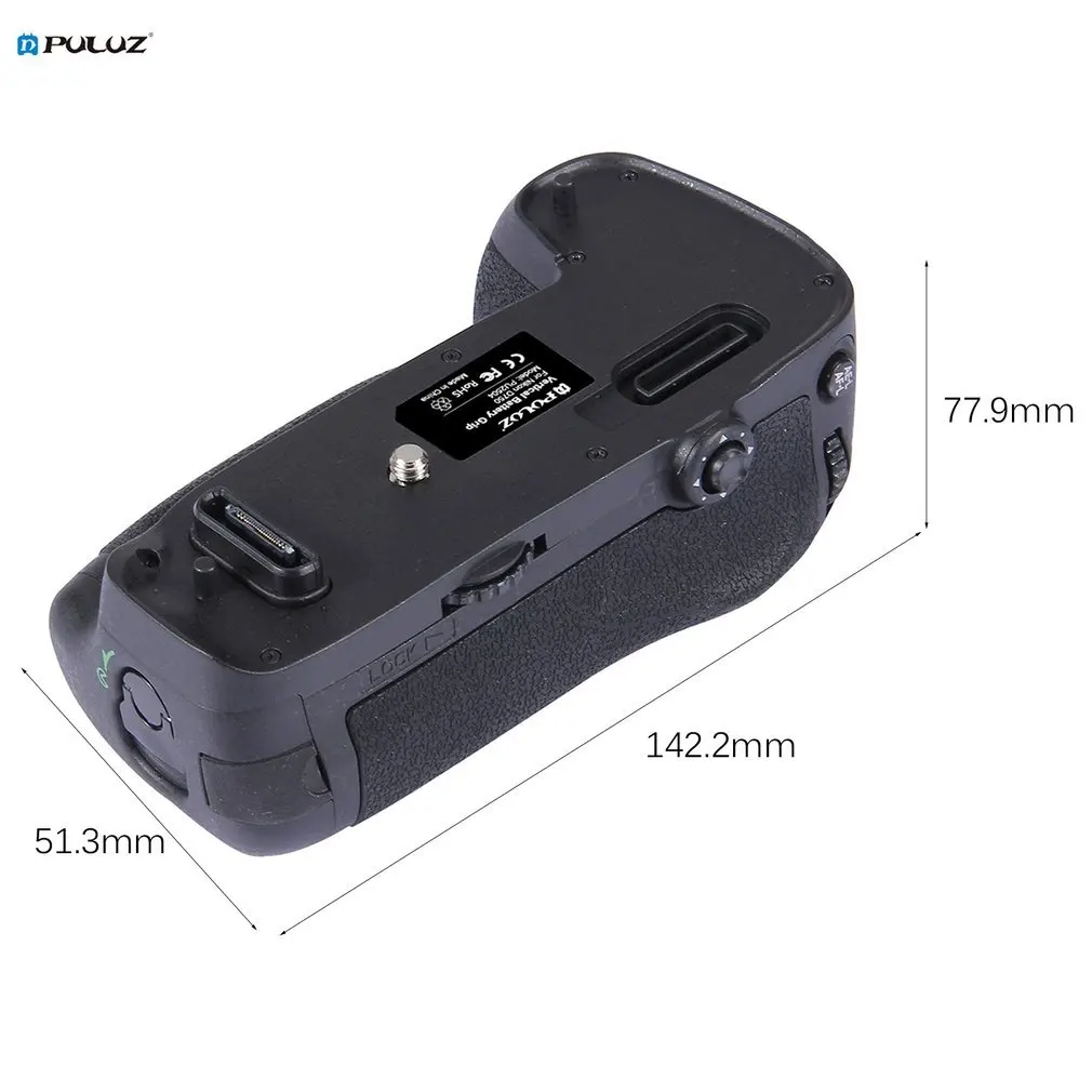 PULUZ PU2504 Вертикальная камера сменная Батарейная ручка эргономичный держатель