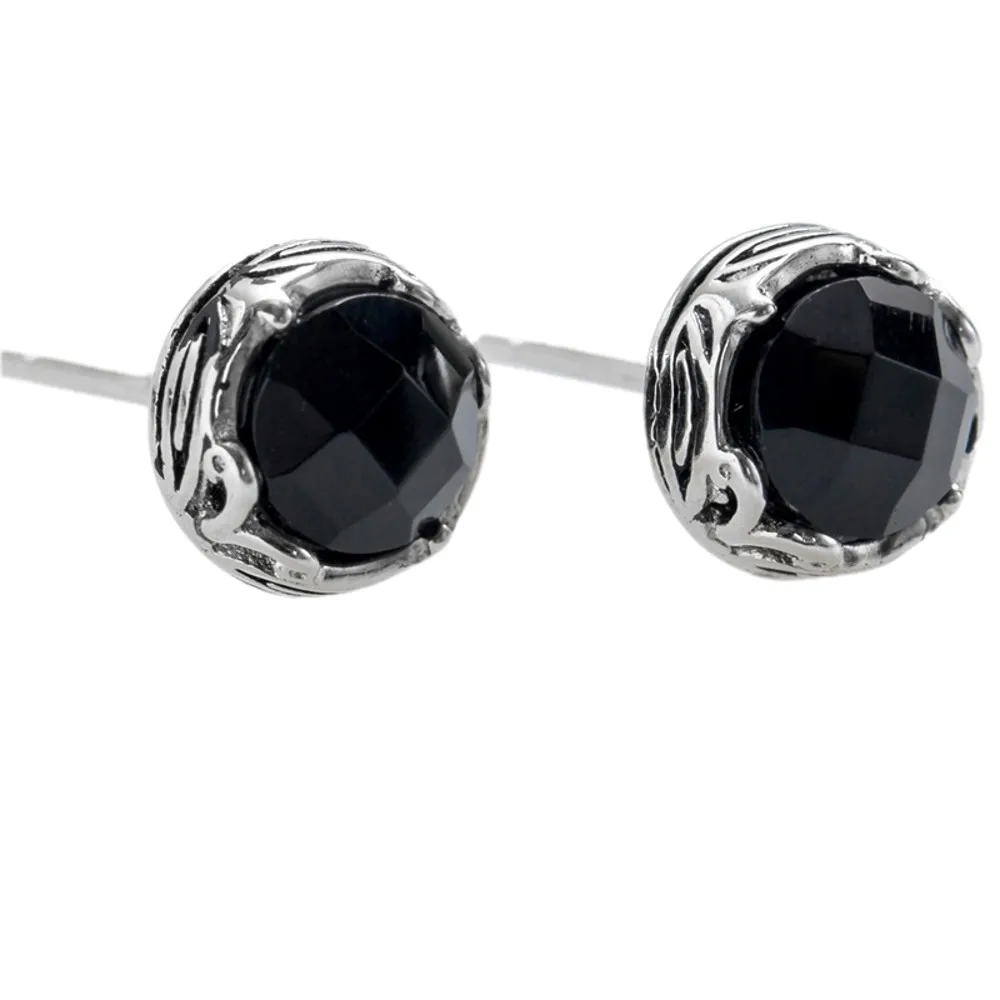 Новинка мужские серьги ювелирные изделия женские из чистого серебра 201 пробы