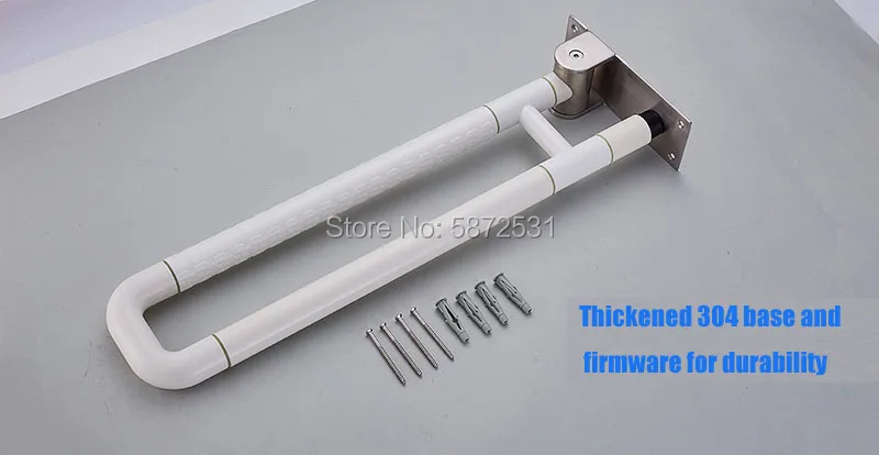 Противоскользящий барьер для ванной и туалета пожилых людей складной унитаз из