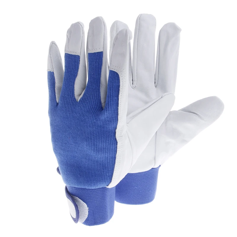 1 пара износостойких кожаных перчаток из свиной шкуры для ремонта вождения