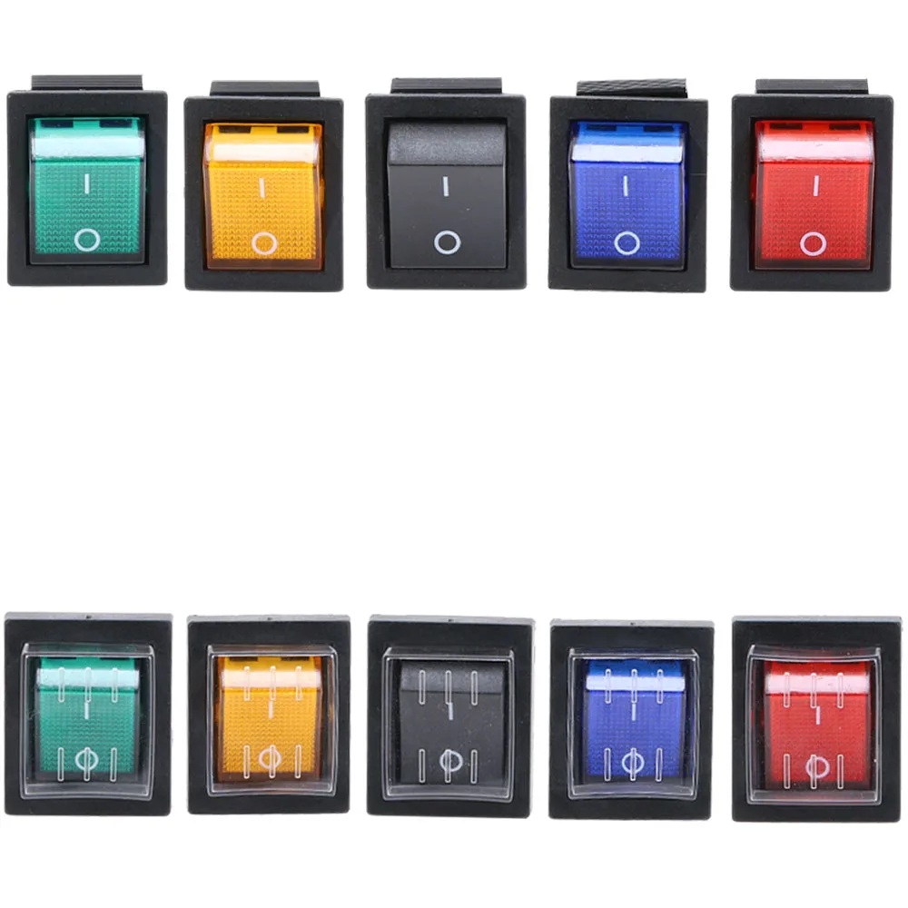 KCD2 кулисный переключатель ВКЛ-ВЫКЛ 2 положения 4 Pin DPST электрическое оборудование