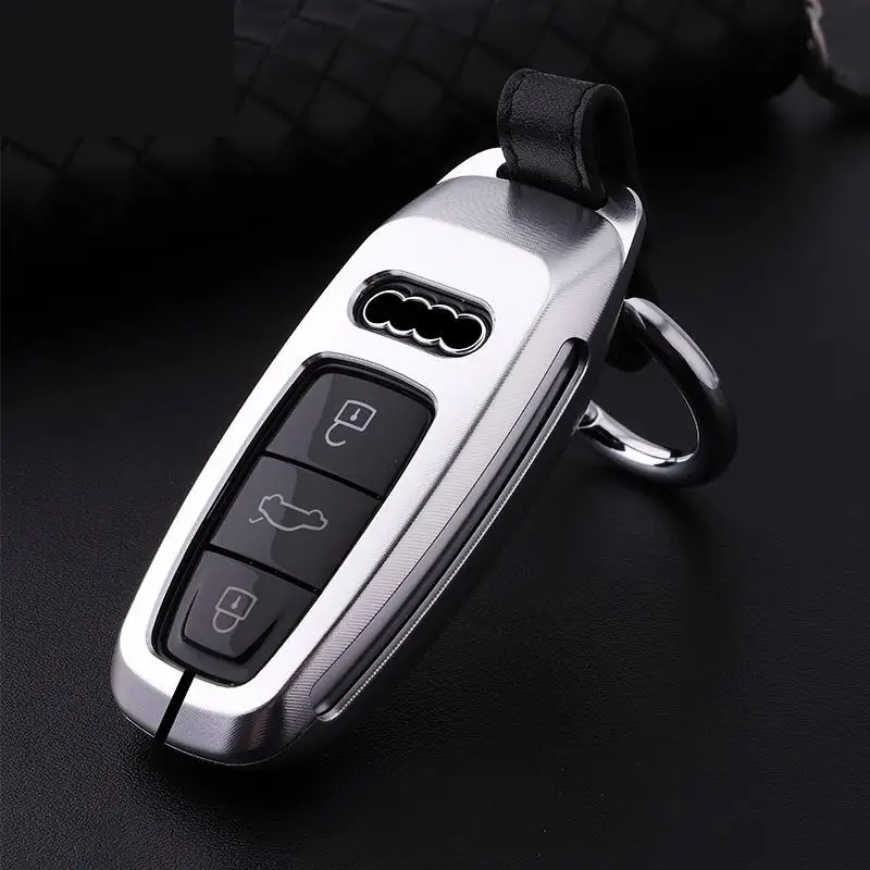 

Car Key Case Is Suitable For Audi A8 Buckle Metal Aluminum Alloy Protective