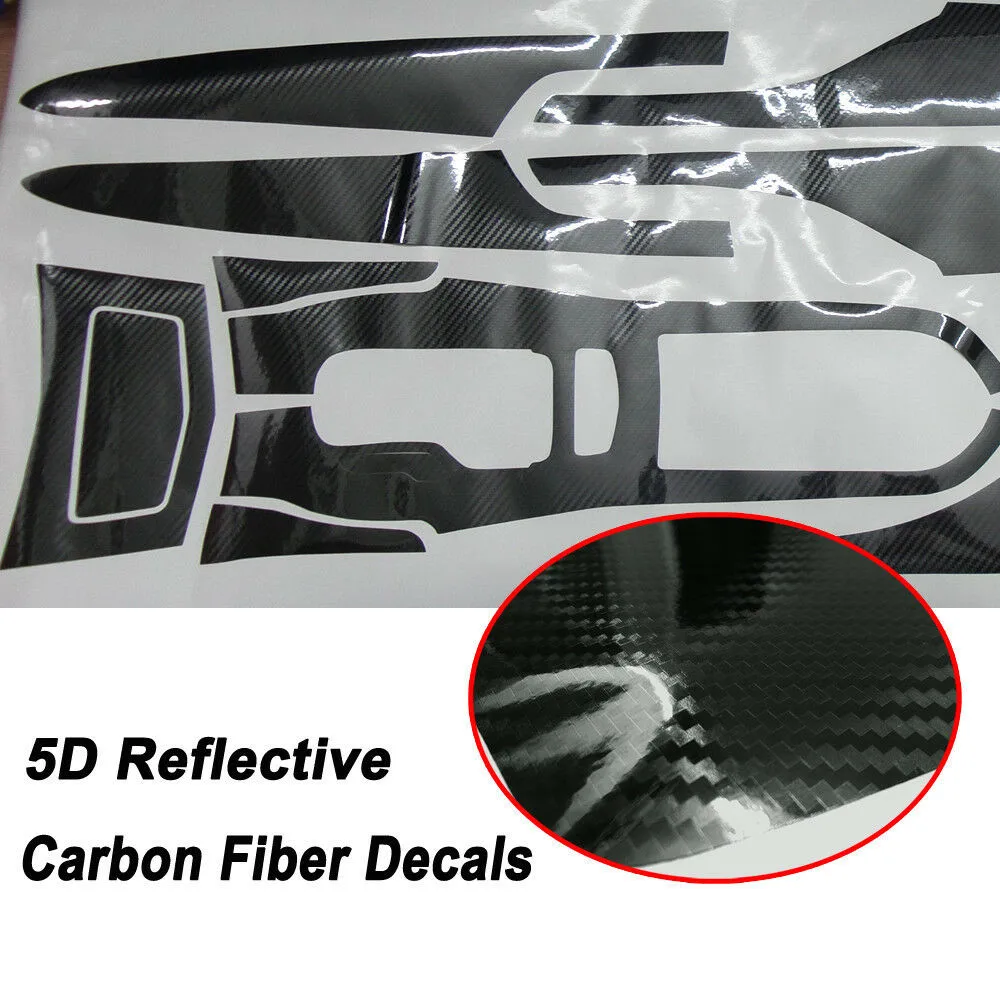 

Reflective Interior Trim Sticker Vinyl Accessory For 2013-2017 Cadillac ATS