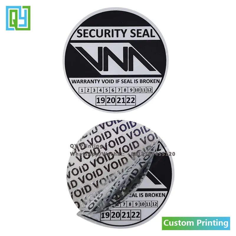 1000pcs 50x50mm Free Shipping Custom Security Label Sticker Box Seal Machine Security Void Open Safty Sticker