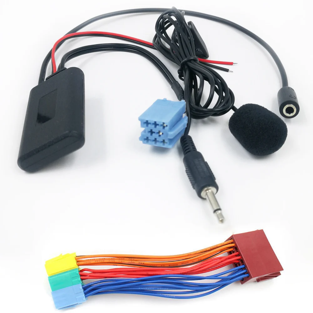 

Автомобильный радиоприемник Bluetooth 2020 AUX Mp3, адаптер входа для микрофона, кабель для передачи громкой связи для Volkswagen, 5,0