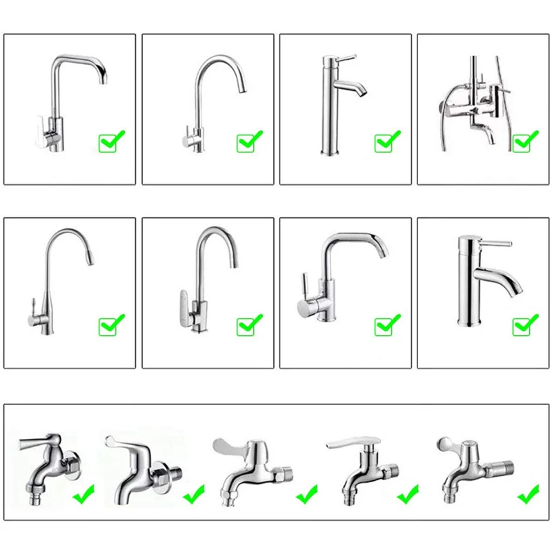 Смеситель для кухни с поворотной на 360 градусов насадкой распылителем прочная