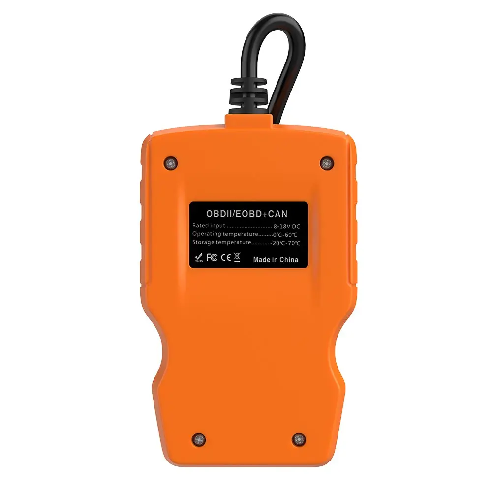 VIDENT easy200 OBDII/EOBD+ CAN код ридер для проверки транспортного средства двигатель светильник инструмент для диагностического сканирования автомобиля