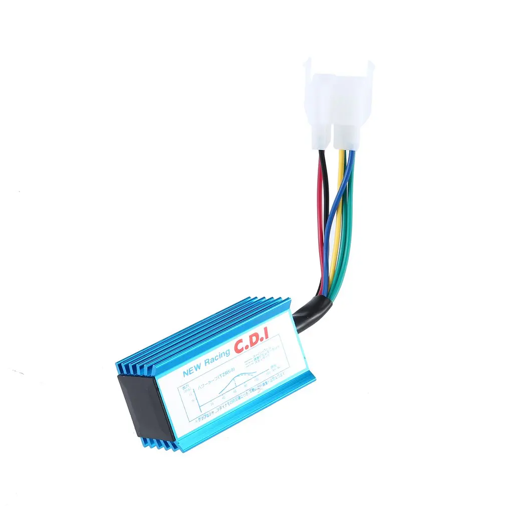 Гоночная Производительность 6 контактов Cdi Box 50cc 100cc 125cc150cc скутер Gy6 двигатель @ 62511