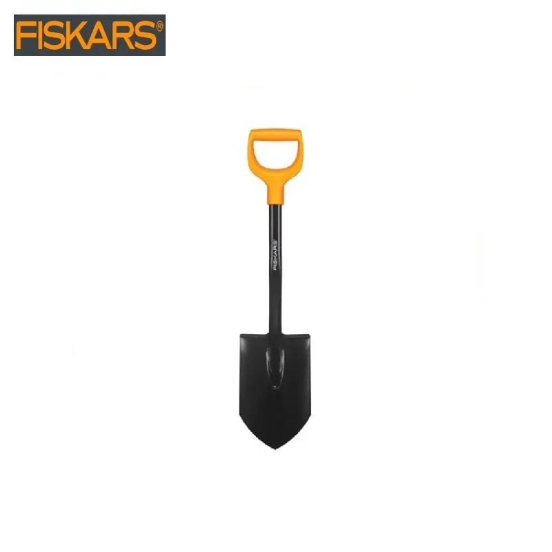 Лопата штыковая укороченная Fiskars Solid (1026667)|Лопата и совок| |
