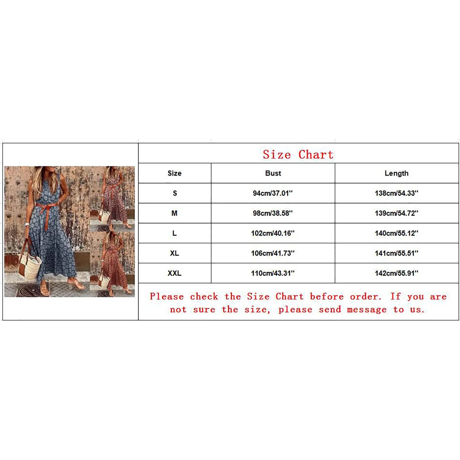 

Printed Round Neck Bohemian Style Dress Women Ankle Length Temperament Elegant Frelunum Belt Long Dress 2021 6