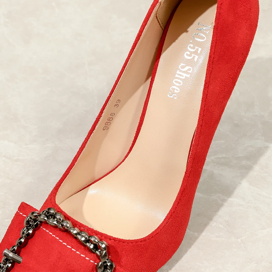 Женские свадебные туфли на низком каблуке красные туфли-лодочки больших