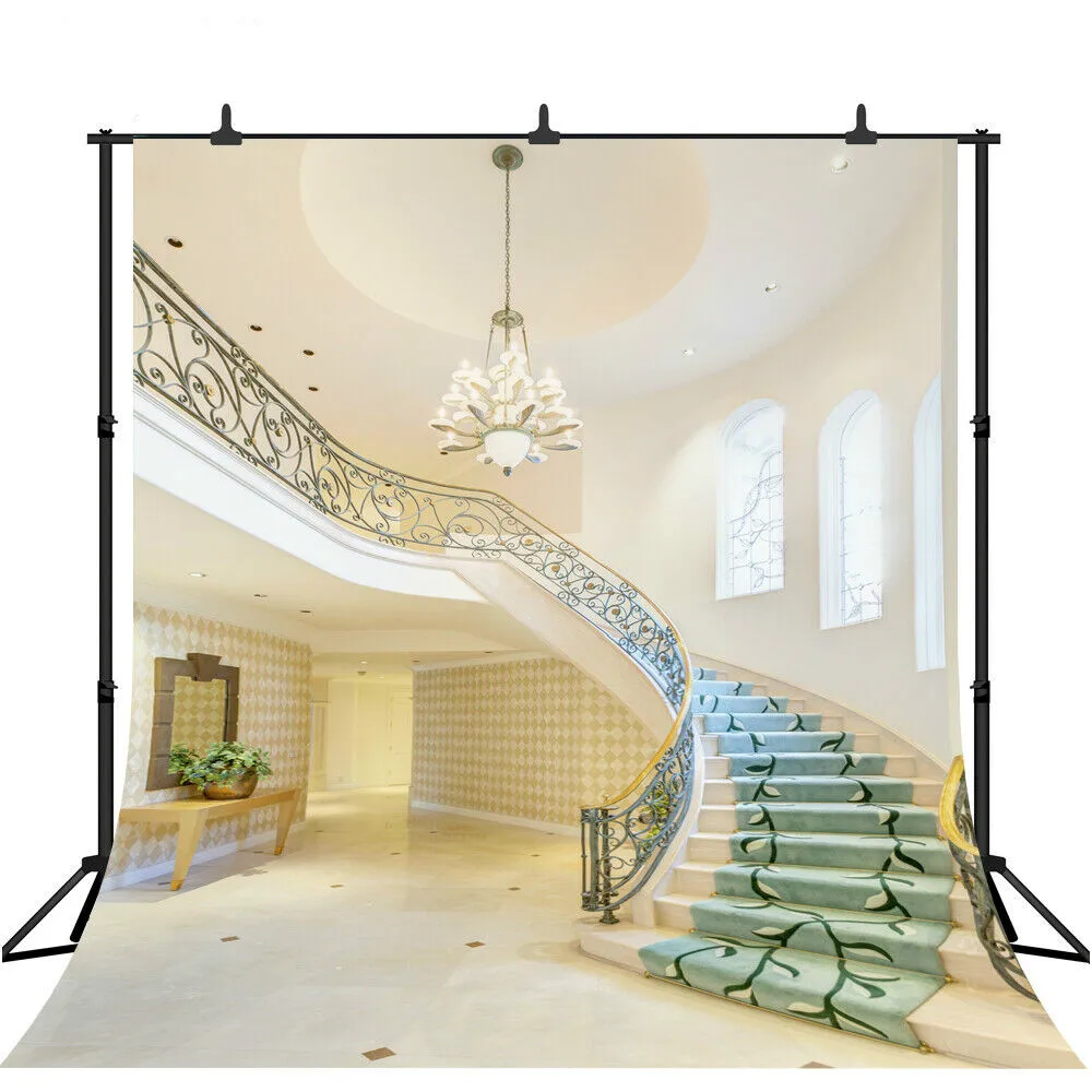 

Фон для фотосъемки с изображением лестницы в помещении