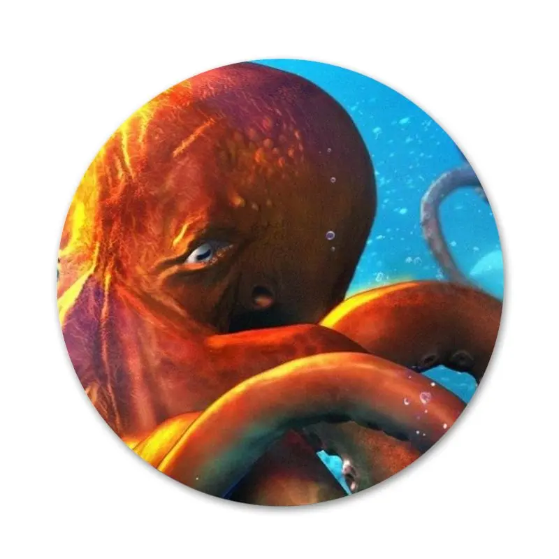 Страшно Осьминог значок брошь заколка аксессуары для одежды рюкзак украшения