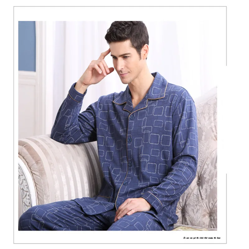 Женские пижамы с длинным рукавом Сезон весна осень Одежда для сна длинными