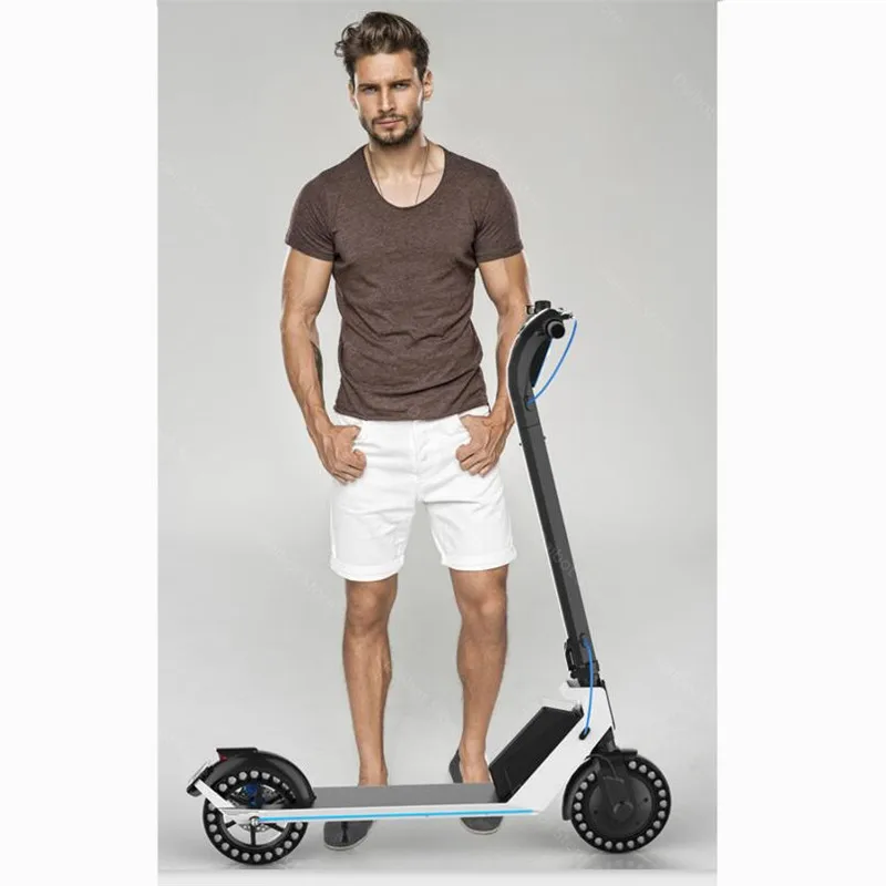 

8.5 Inch Electric Kick Scooters 2 Wheels Electric Scooters 350W 42V Portable Foldable Electric Bike Adults Detachable Battery