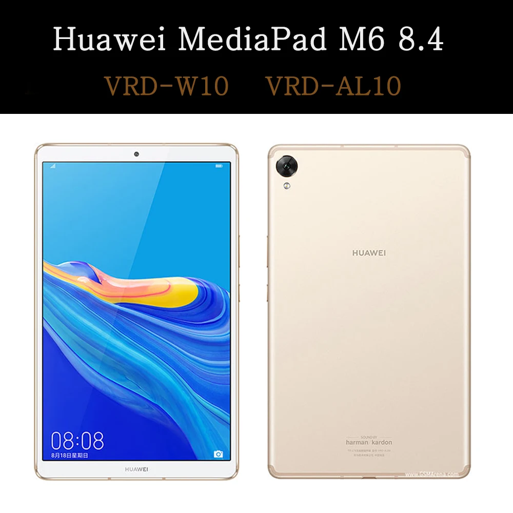 

Tablet Case for Huawei MediaPad M6 8.4 VRD-W10 VRD-AL10 Ultra Slim Folding Coque Stand Flip Cover