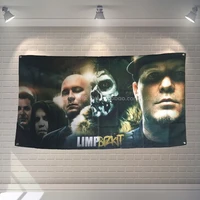 rock and roll pop band team logo concert posters flag banner popular music theme painting ktv bar cafe home wall decoration