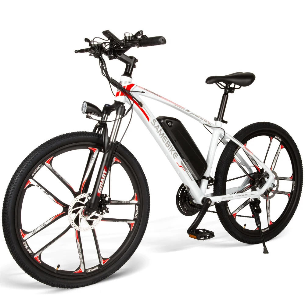 

samebike 26 Inch Electric Bike 350W Motor Moped Bikes 48V 8AH Power Assist Electric Bicycle 35-40km High Speed Adult E Bikes