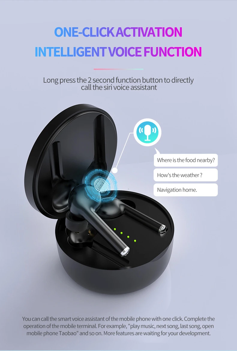 Сенсорное управление TW40 bluetooth гарнитура 5,0 мини-микрофон с дисплеем питания зарядная коробка Беспроводная 3D стерео гарнитура воспроизведения