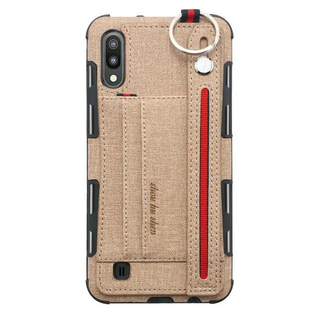 Light gold Карточка из ткани слот металлическое кольцо для Coque samsung A50 Чехол samsung A70 задний Чехол для samsung Galaxy A20 чехол A 50 S 50s A50S A30S A10 - Цвет: Light gold