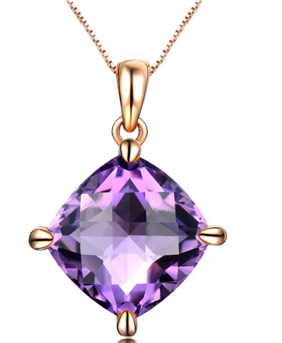 Подлинное ожерелье женское 925 пробы Серебряное супер блестящее квадратное