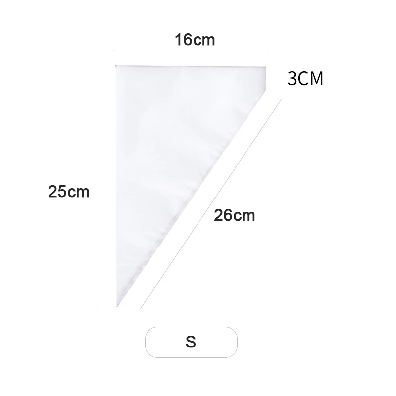 

100pcs Pack Pastry Bag Disposable Piping Bag Cake Cream Decorating Pastry Tip tool New~