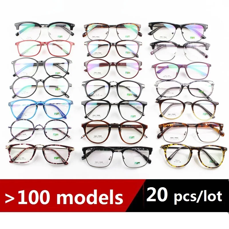 Cubojue Wholesale Eyeglasses Frame TR90 Glasses Male Women High Quality Sale in Lot