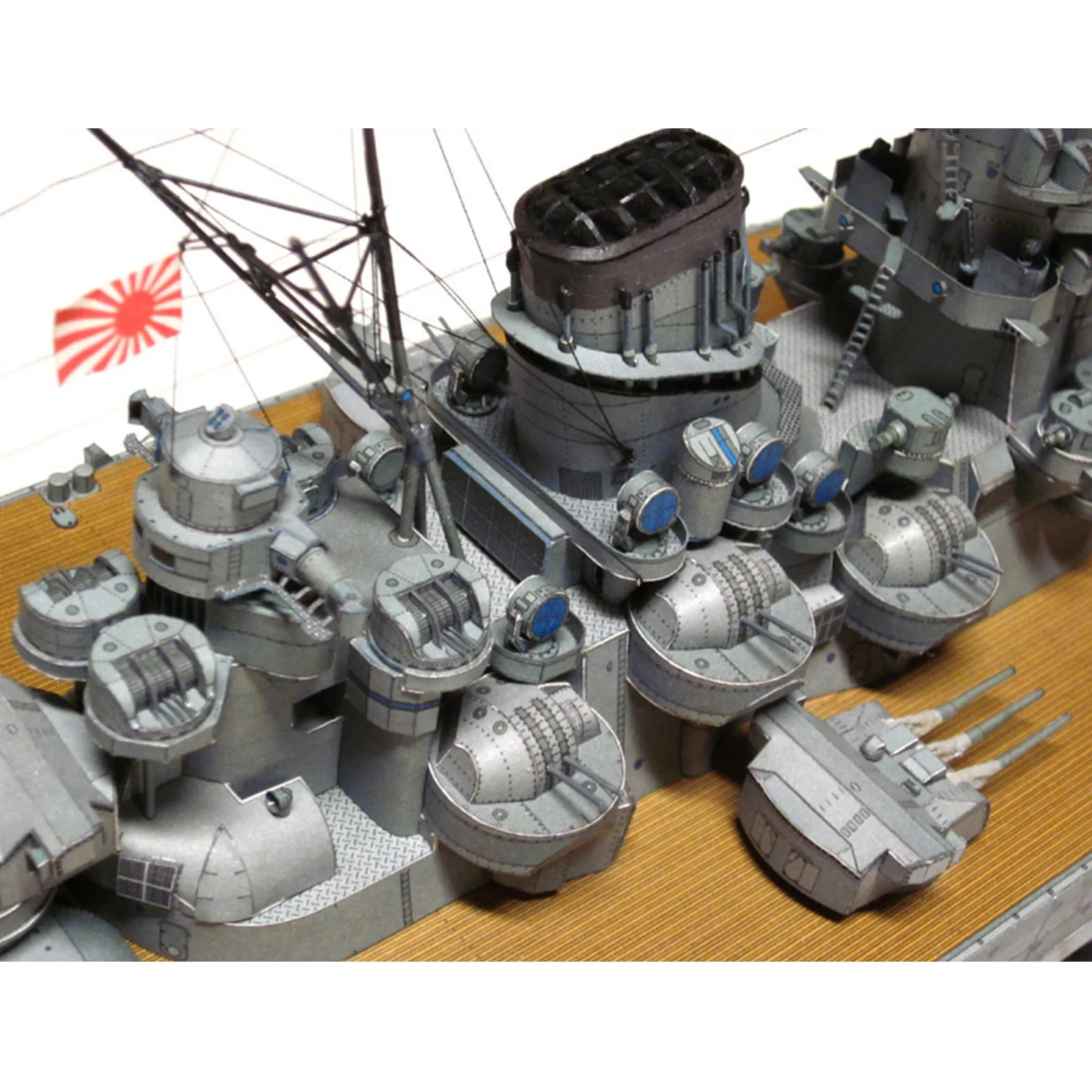 

1/250 WW2 Yamato Navy Ship DIY Paper Model Kits Game Lovers Room Decor Gifts