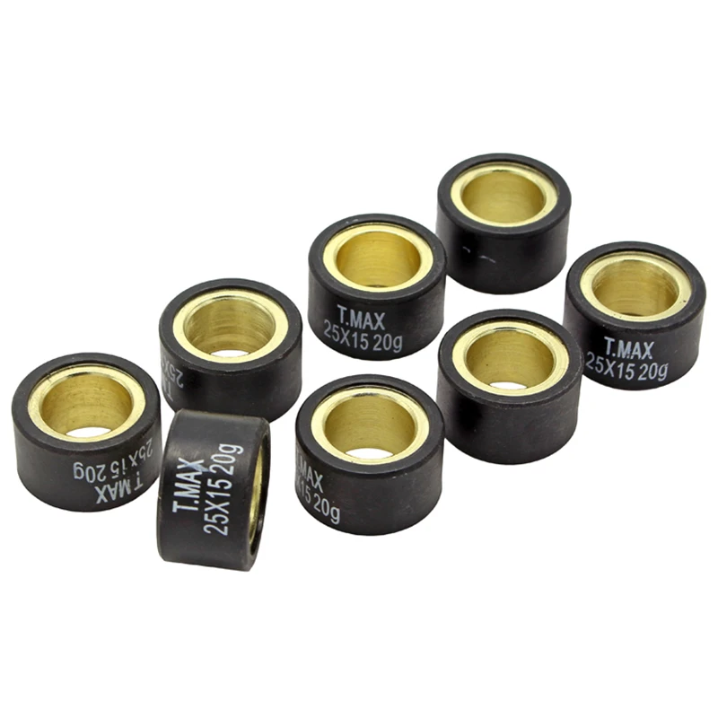 25*15 мм 20g мотоциклетный скутер вариаторы ролики для Yamaha TMAX500 TMAX530 T MAX530 XP530 TMAX MAX500 530