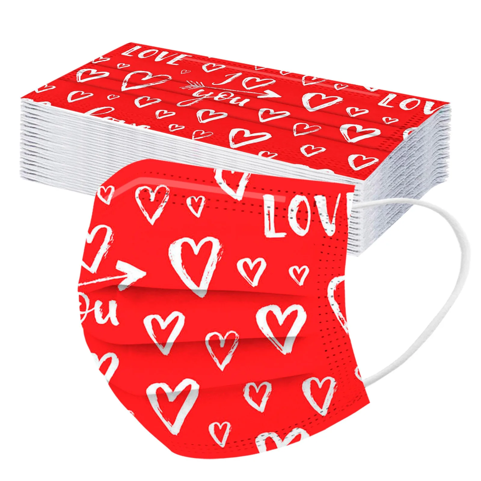 

30 шт., одноразовые маски для лица, для взрослых