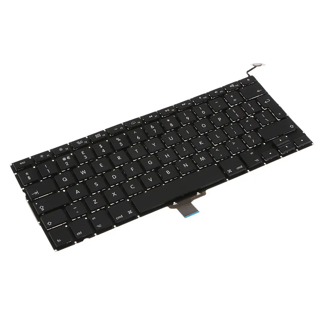 

BLACK UK REPLACEMENT LAPTOP KEYBOARD LAYOUT For Apple MacBook Pro 13 Inch