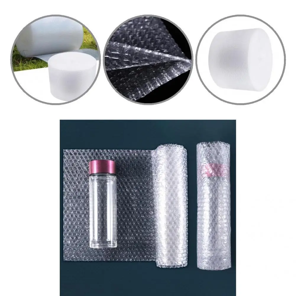 

1 Roll Long-lasting PE Shock Absorption Double Layer Air Bubble Roll Bubble Cushioning Wrap Roll for Envelope